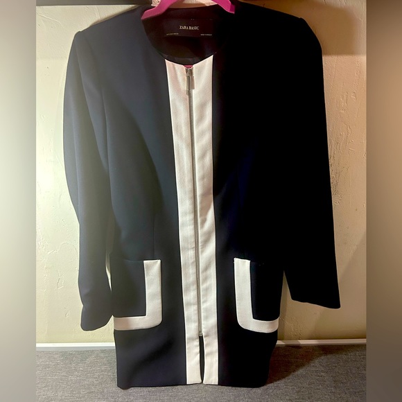 ZARA BASIC Mod Zip Up Jacket - Picture 8 of 8